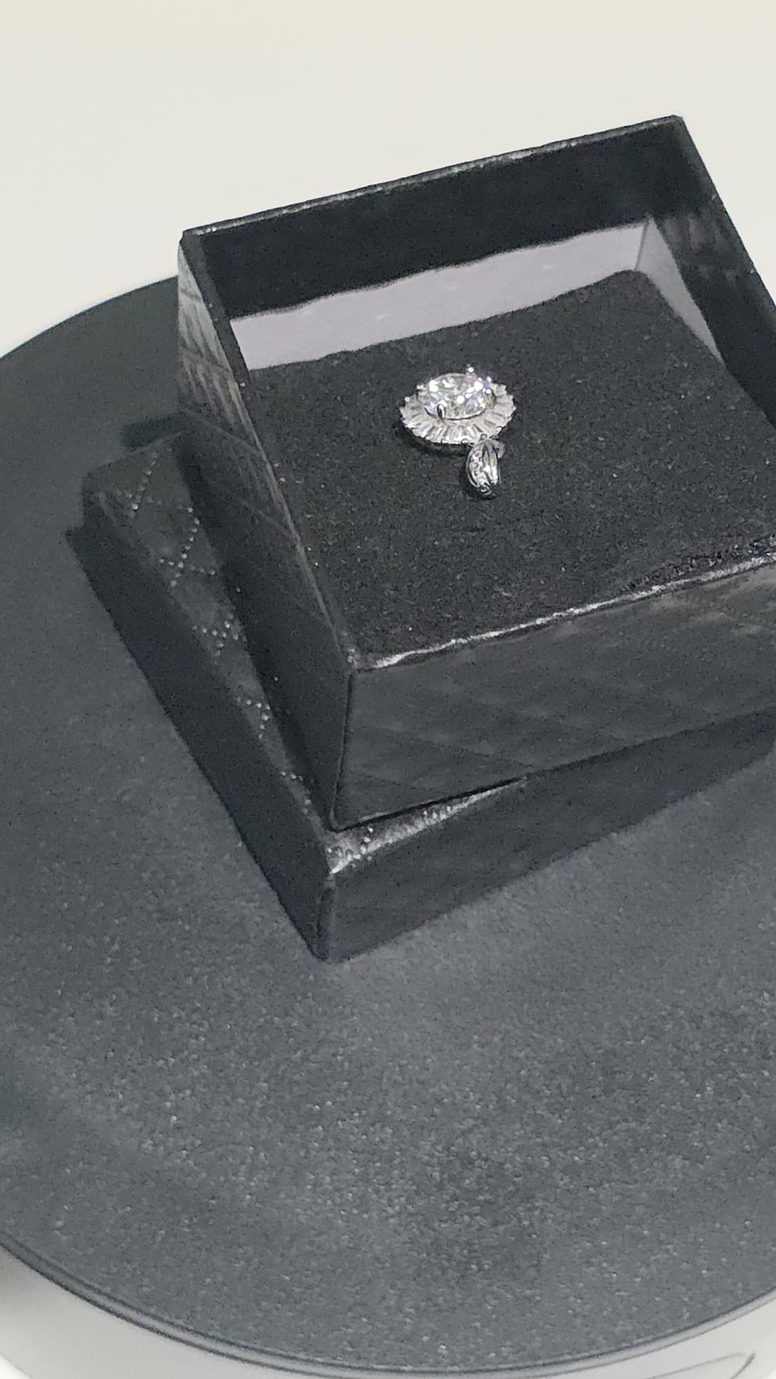 Natural Moissanite Pendant — 925 Sterling Silver | Kumara Shines