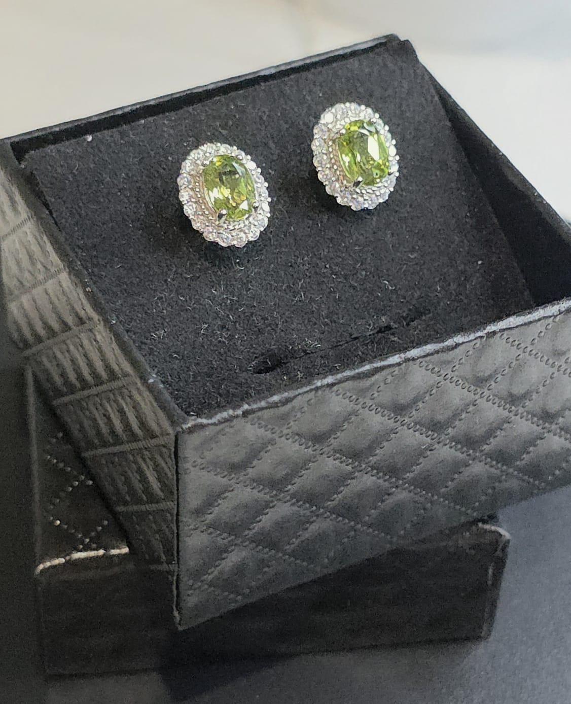 Natural Peridot & Zircon Statement Ring — 925 Sterling Silver | Kumara Shines