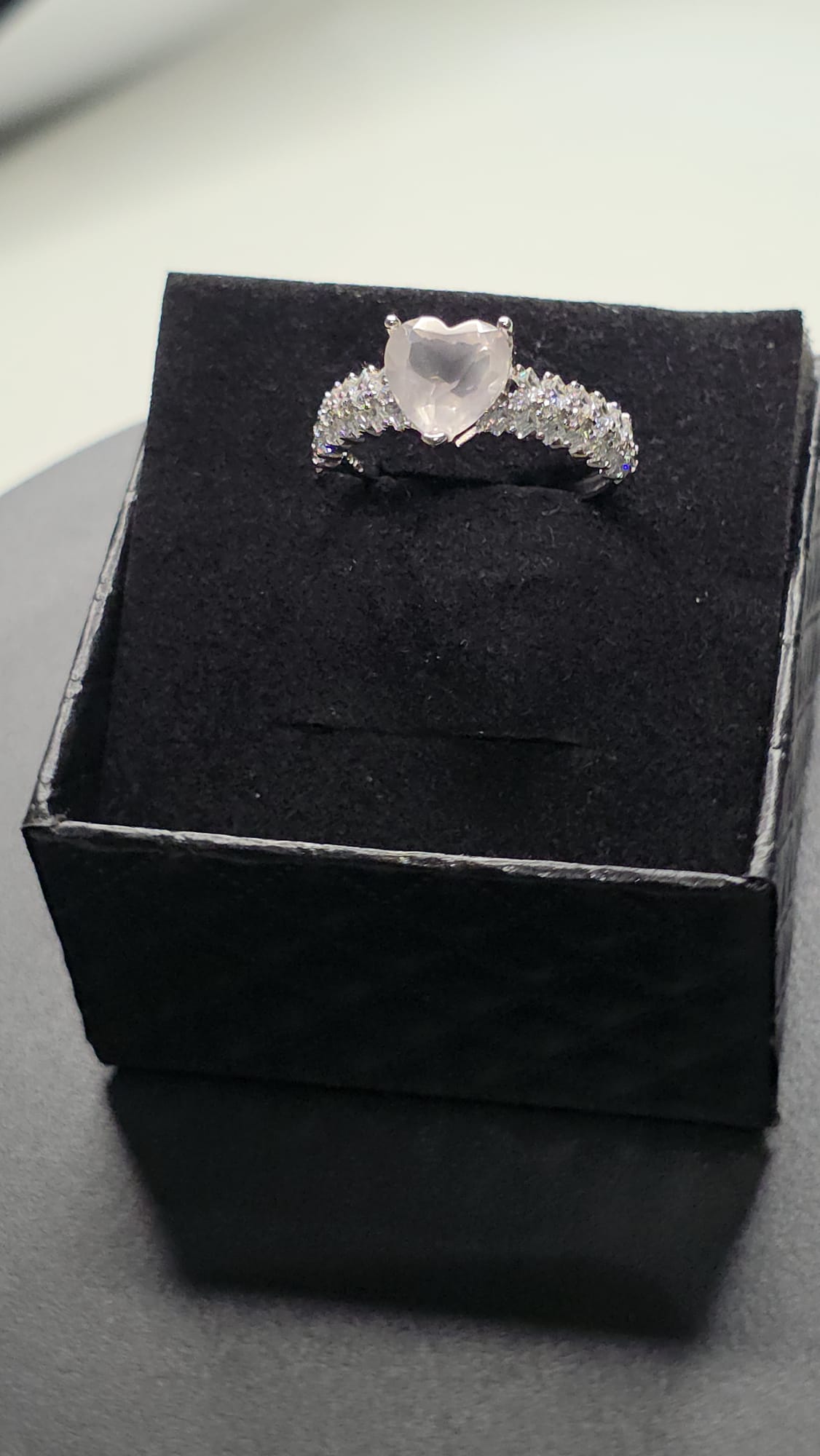 Natural Rose Quartz Adjustable Ring — 925 Sterling Silver | Kumara Shines
