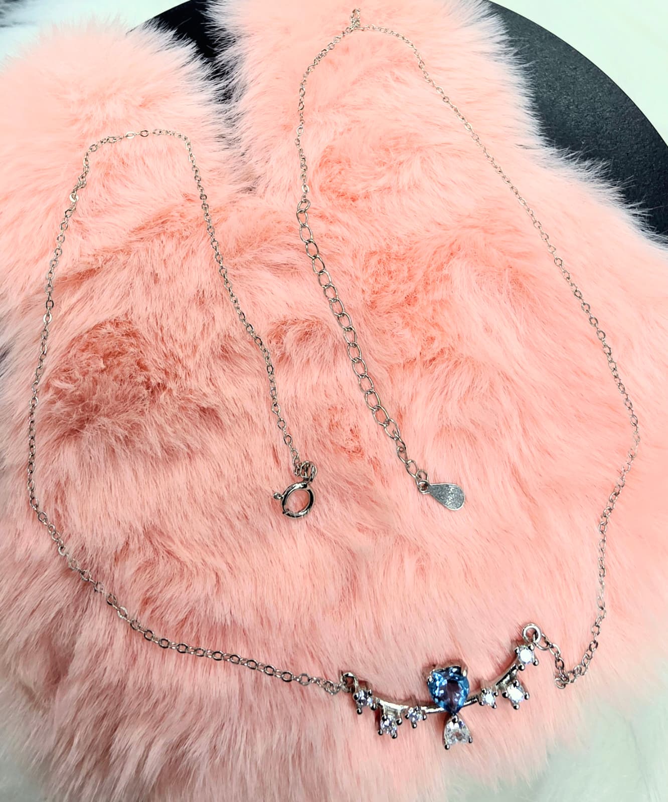 Heart-Shaped Natural Swiss Topaz Necklace — Sterling Silver | Kumara Shines