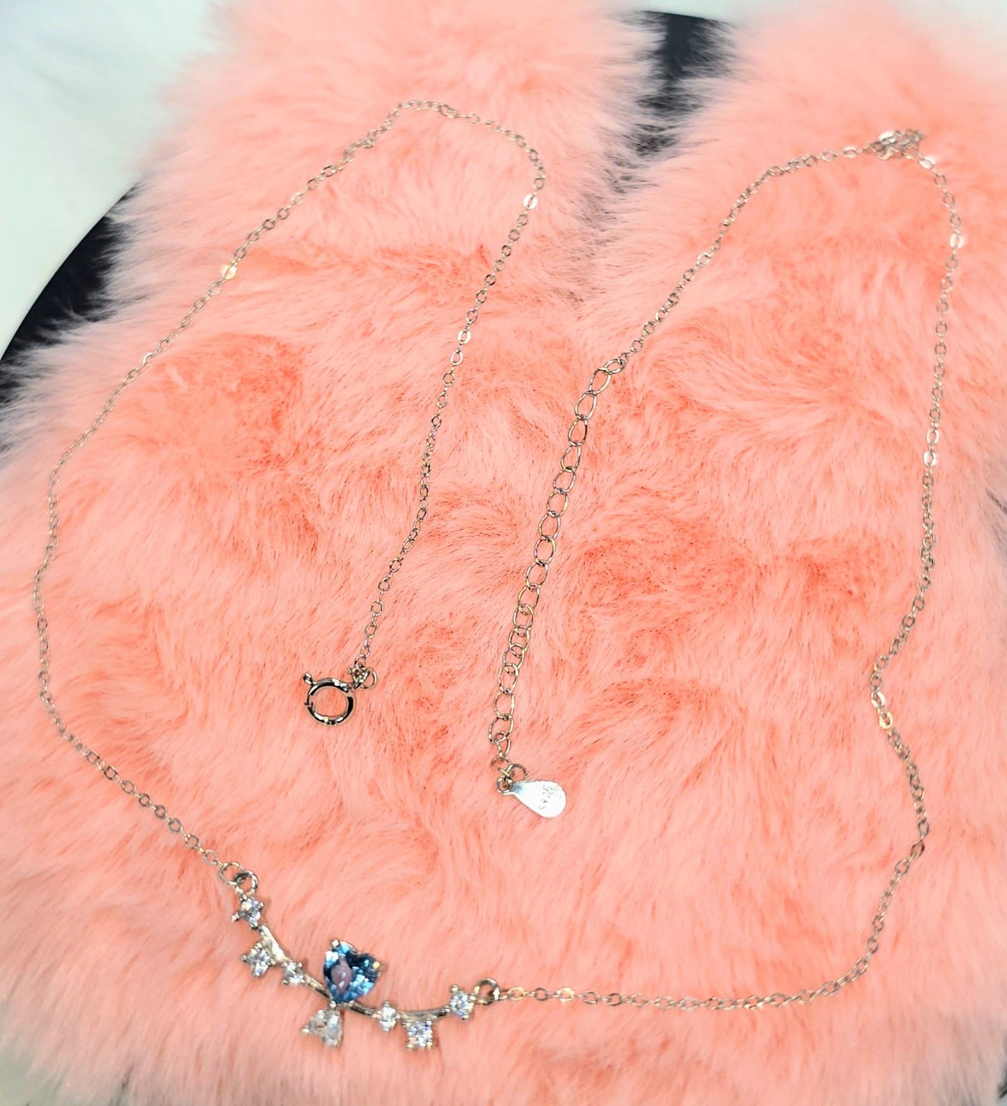 Heart-Shaped Natural Swiss Topaz Necklace — Sterling Silver | Kumara Shines