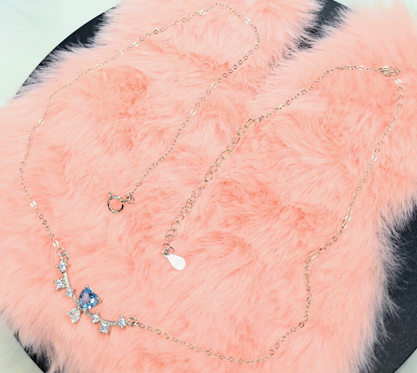 Heart-Shaped Natural Swiss Topaz Necklace — Sterling Silver | Kumara Shines